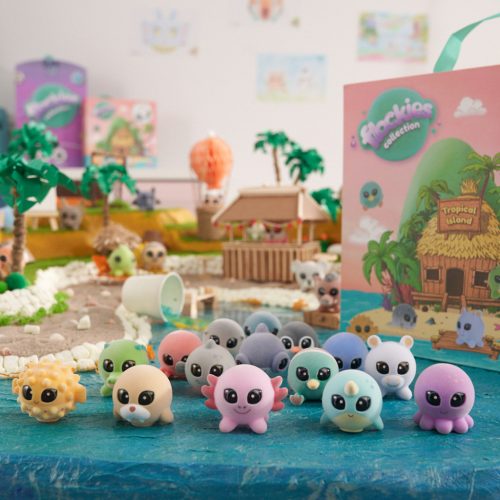 Ajándék Flockies collection figura