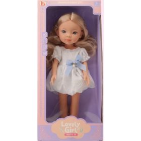 Hagyományos üvegszemű hajas baba