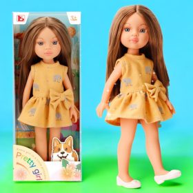 Pretty Girl - Hagyományos, üvegszemű, fésülős baba
