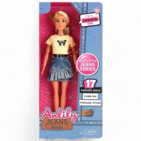 Anlily Jeans vékony modellbaba