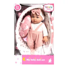 Csecsemő baba játék szett textil mózessel