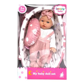 Csecsemő baba játék szett textil mózessel