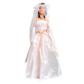   Dancer Wishes - Menyasszony modell vékony baba, csuklós végtaggal