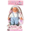 Csecsemőbaba textil mózeskosárral