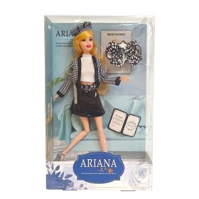   Ariana - csuklós végtagú modell baba, csatt kiegészítővel