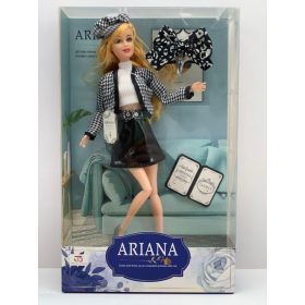   Ariana - csuklós végtagú modell baba, csatt kiegészítővel