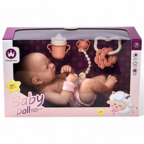 Fürdethető csecsemő játékbaba