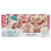 Baby Doll - Hagyományos baba, üvegszemű, ruhával és kiegészítőkkel