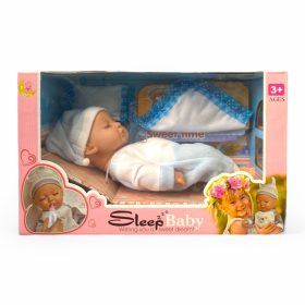 Interaktív csecsemő baba hanggal és csukódó szemmel Interaktív csecsemő baba hanggal és csukódó szemmel