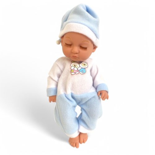 Interaktív csecsemő baba hanggal és csukódó szemmel