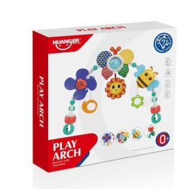 Bébi activity, ágyra, babakocsira, 28x28 cm dob.