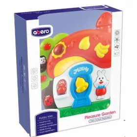   Zenélő bébi játék – gombaház forma, hanggal és fénnyel