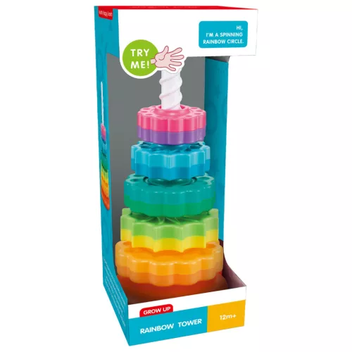 Montessori spirálos fogaskerekes készségfejlesztő játék