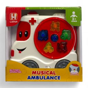   Musical Engine bébi activity - Zenélő bébijáték Mentős