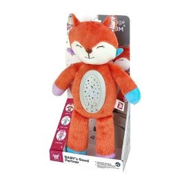 Plüss róka projektor hanggal és fénnyel