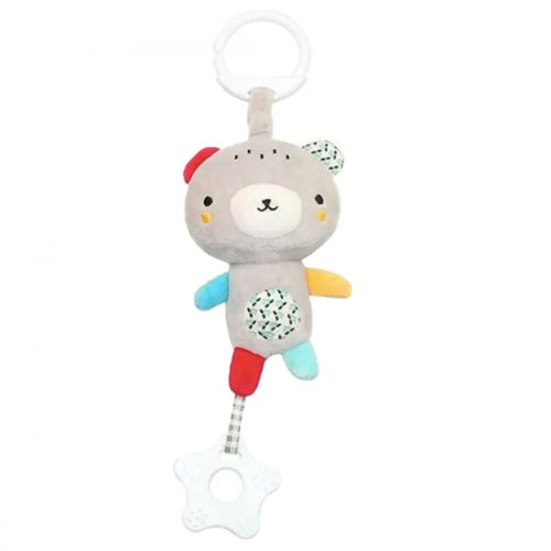 Bébi plüss rágóka, akasztóval