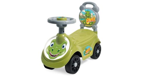 Bébi lábbal hajtós kocsi, dínós