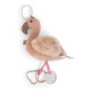 Bébi Plüss Flamingó + Rágóka, 32 cm – Az édes kis barát!