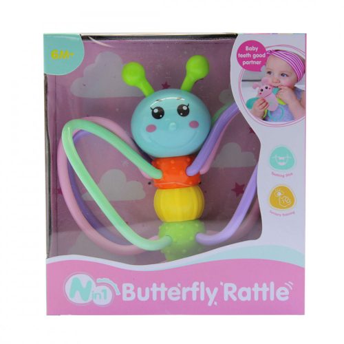 Butterfly Rattle bébi csörgő pillangó formájú