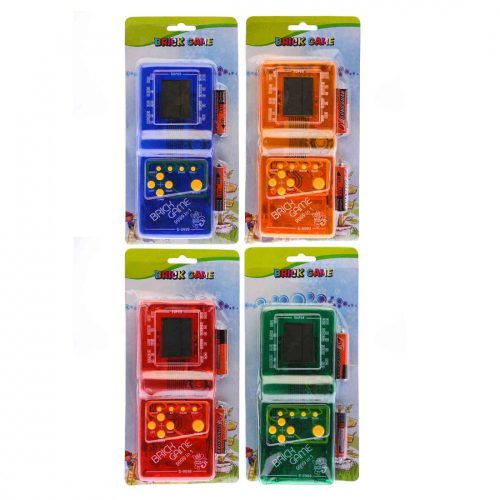 Brick game tetrisz átlátszó burkolattal több féle színben