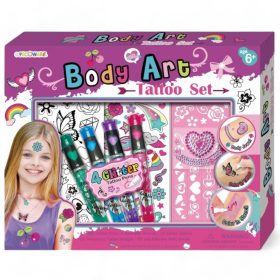 Body Art – Csillámtetoválás készlet gyerekeknek