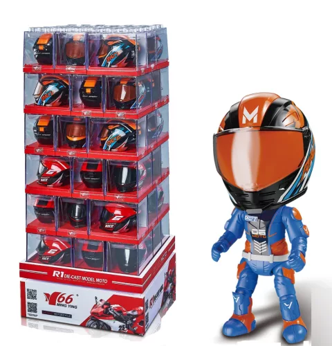 Fém motoros sisak – motorossá alakítható figura