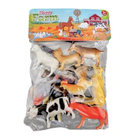 Háziállat figura szett, 12 db
