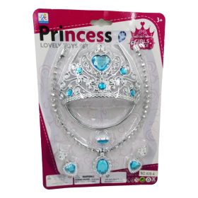 Korona készlet, nyaklánc, fülbevaló – lapon