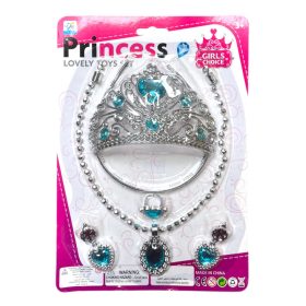 Korona készlet, nyaklánc, fülbevaló – lapon