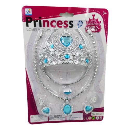 Korona készlet, nyaklánc, fülbevaló – lapon