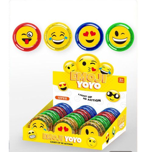 Emoji világító jojó – Pörgés és móka fénnyel!