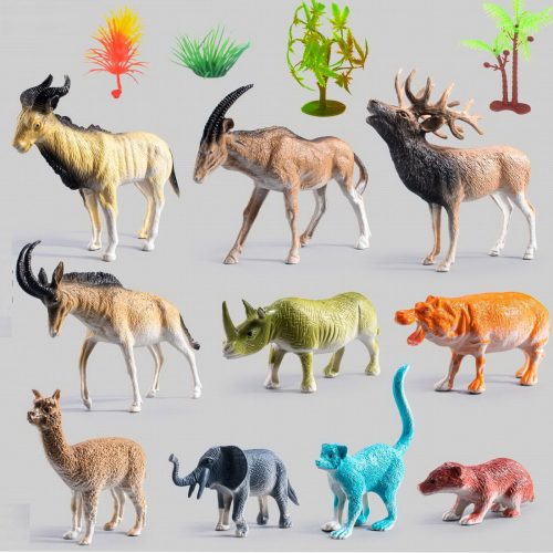 Vadállatos állat készlet 14db-os, kiegészítőkkel