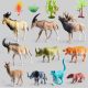 Vadállatos állat készlet 14db-os, kiegészítőkkel