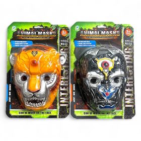 Maszk, elemesemes, hang + fény, vadállatos, 2 féle, ., , gombelemesemes – lapon