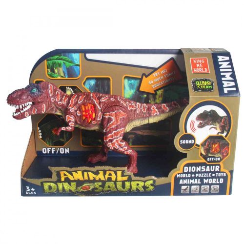 T-rex dínó, elemes, hanggal