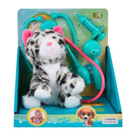 Cica plüss készlet, + orvosi eszk – dobozos