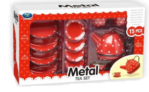 Fém edény készlet, teás készlet – dobozos