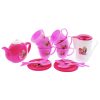 Edény készlet, Teás, kancsó, tálca, csészék, 6 személyes – zacskós