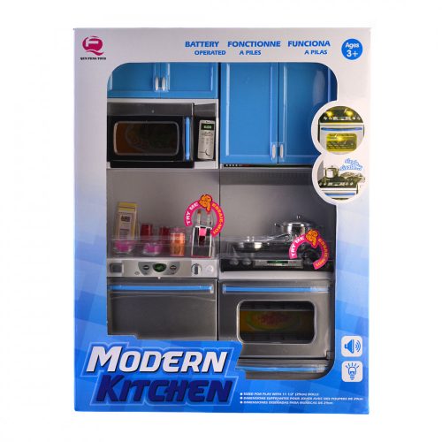 Modern Kitchen konyhafal játékbabához