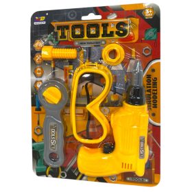   Szerszámgép készlet – manuális fúrógép és védőszemüveg (lapon)