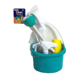   Takarító készlet, vödör, felemesmosó mop, + kiegészítőészítő, 2 féle – hálós