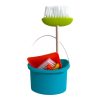 Takarító készlet, vödör, felemesmosó mop, + kiegészítőészítő, 2 féle – hálós