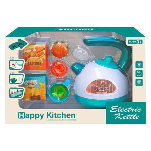 Interaktív vízforraló konyhai játékszett, hang- és gőzfunkcióval