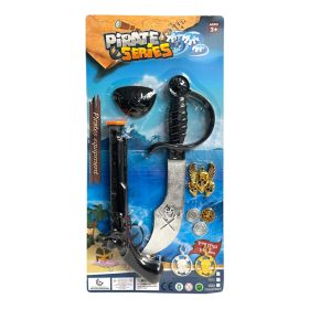 Kalóz készlet: pisztoly, kard – lapon