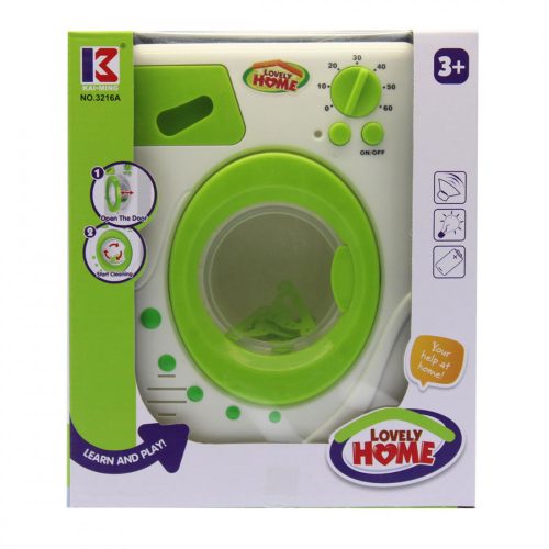Lovely Home játék elemes mosógép