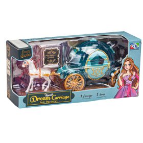   Mesebeli tökhintó játékszett lóval – varázslatos hercegnős kalandok