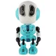 Fém robot, hang- és fényhatással, visszabeszélő funkcióval
