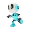 Fém robot, hang- és fényhatással, visszabeszélő funkcióval