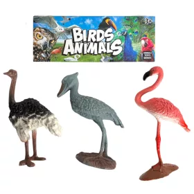 Madár figura szett – 3 db játék állatka, 2 féle