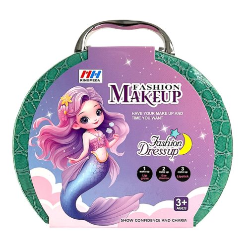 Smink készlet bőröndben, szemfesték és körömlakk, 2 színben